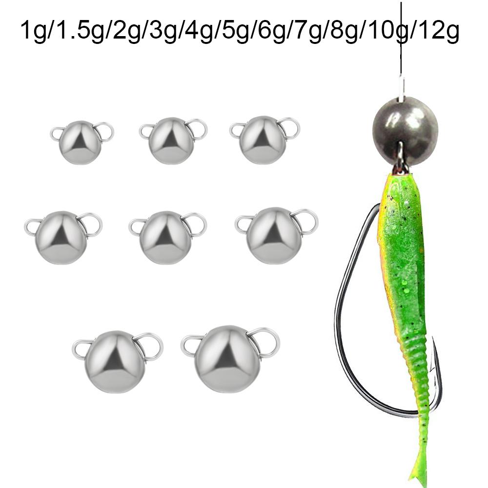 Fishing Equipment Hook - 1pc Matte Black Tungsten Sinkers 1g-12g