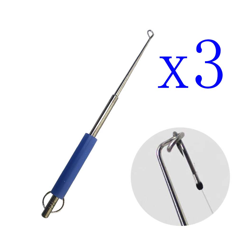 3-Pack Stainless Steel Fish Ho - Fishing Equipment Price review and price