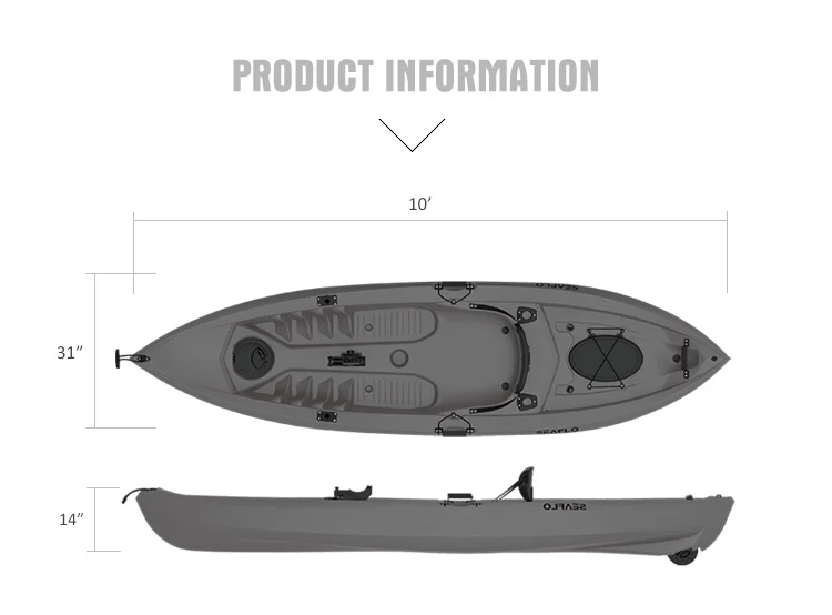 10ft 1 Person HDPE Plastic Boa - Fishing Equipment review and price