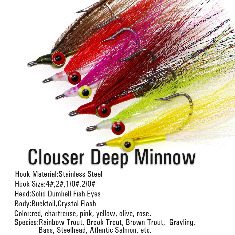 Wifreo 3pcs/6pcs Bucktail Clou - Fishing Equipment Kit review and price