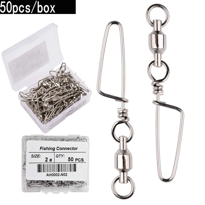 50pcs Fishing Ball Bearing Swi - Fishing Equipment Hook review and price